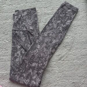 Gray lululemon Patterned Leggings